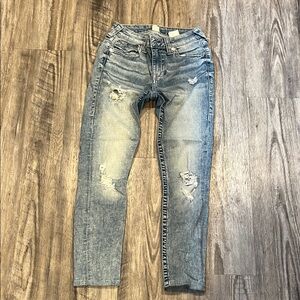 True Religion Blue Skinny Jeans